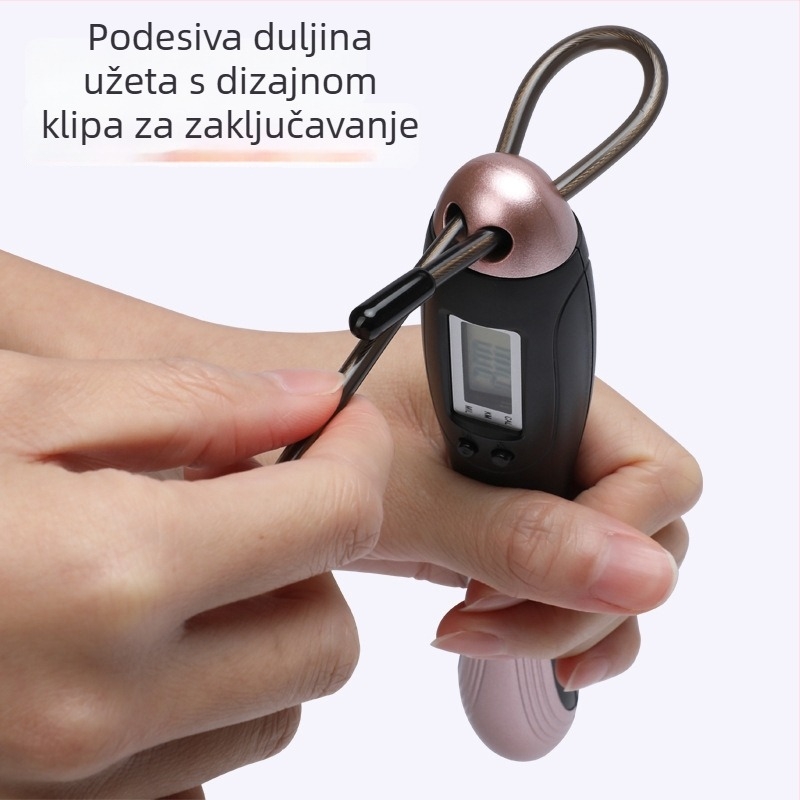 Bežično skakanje s užetom, brojačem za fitness, mršavljenje i sagorijevanje masti — dvostruka namjena za učenike osnovne škole.