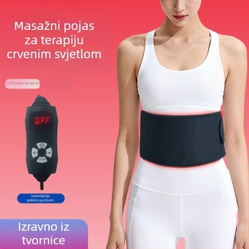 Uređaj za masažu struka i trbuha crvenim svjetlom i toplinskom terapijom