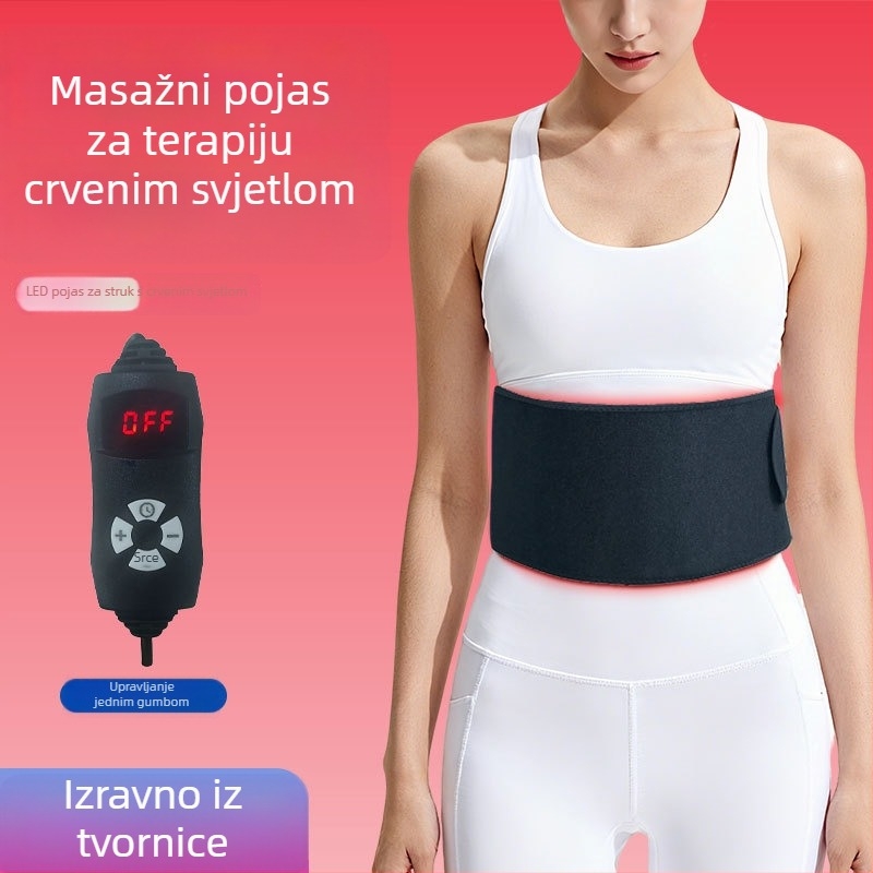 Uređaj za masažu struka i trbuha crvenim svjetlom i toplinskom terapijom
