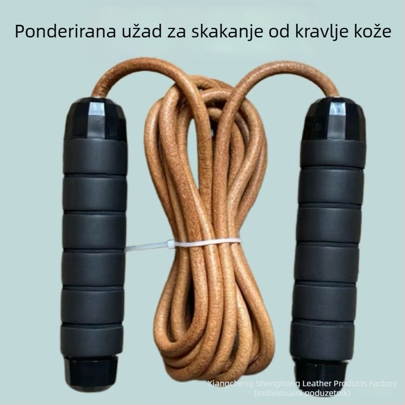 Težinsko kožno švihadlo s dvostrukom osovinom, profesionalna oprema za fitness za vanjsku upotrebu za učenike