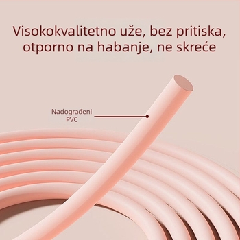 Bežično užad za preskakanje PVC za trening brzine, fitness za učenike i odrasle, sagorijevanje masnoća za žene, profesionalni sportski trening