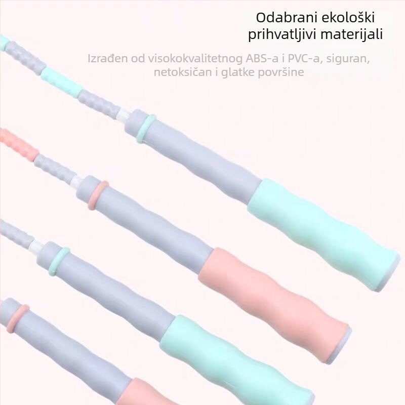 PU užad za preskakanje za djecu – podesiva duga užad za početnike i grupne treninge