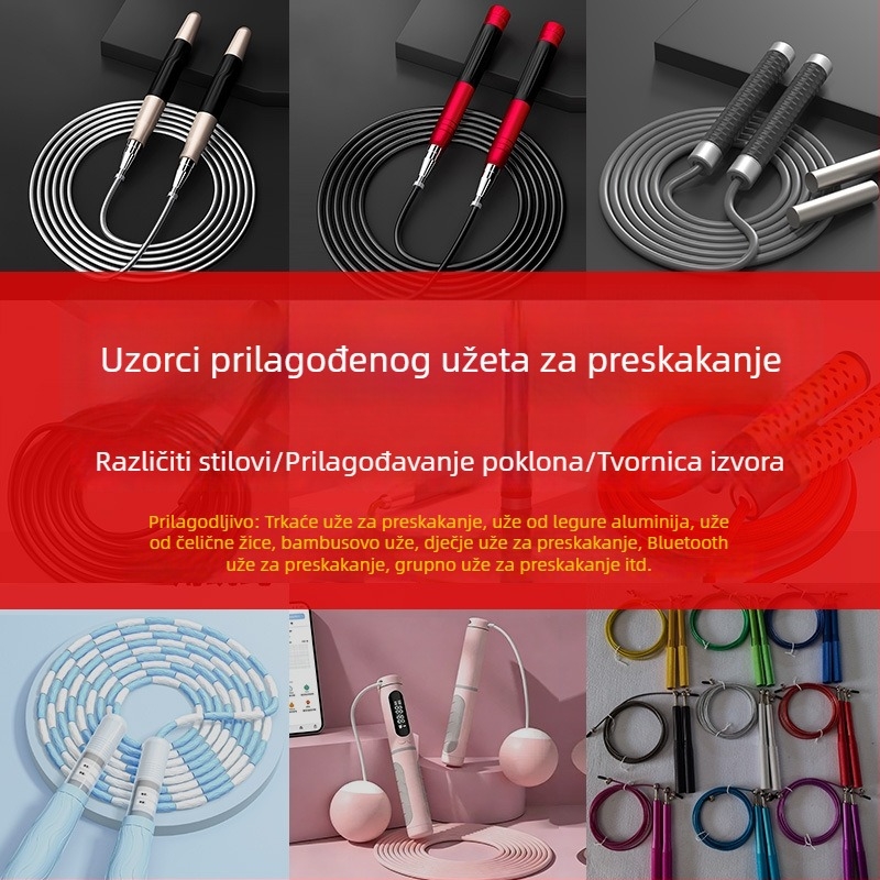Prilagođeno uže za preskakanje brzine s Bluetoothom, podržava probnu prilagodbu, namijenjeno ispitima za učenike osnovne škole.