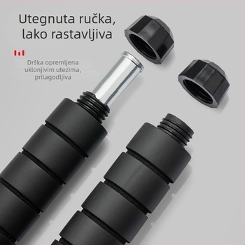 Težinsko užad za preskakanje, duljine 2,8 m, s čeličnim jezgrom