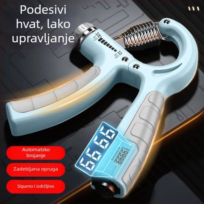 Jačanje hvata – težina do 100 kg, fitness oprema za snagu ruke i prstiju, profesionalni trening i rehabilitacija
