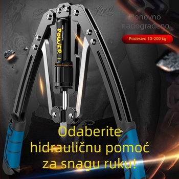 Podesiva hidraulična ručna šipka s uljnim cilindrom, 200 kg – treniranje ruku, prsa i trbuha kod kuće