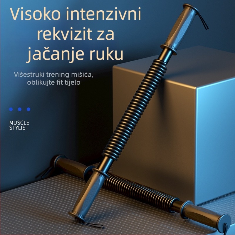 Uređaj za jačanje snage ruke s oprugom – za kućnu upotrebu, trening hvata i mišića prsnog koša
