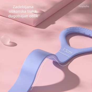 Nova silikon otporna užad u obliku 8 za kućne vježbe, joga oprema, otvaranje ramena i zatezanje leđa