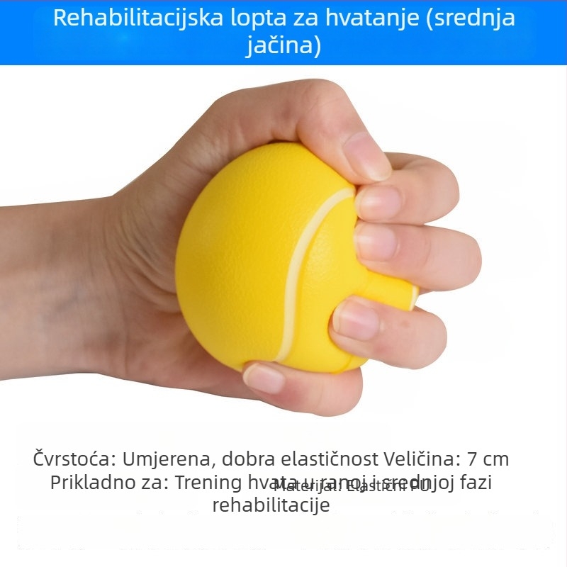 Lopta za rehabilitaciju snage hvata za starije osobe – kućni fitness uređaj za jačanje prstiju