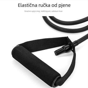 TPE višenamjenski joga napinjač s latexom i užetom za trening snage