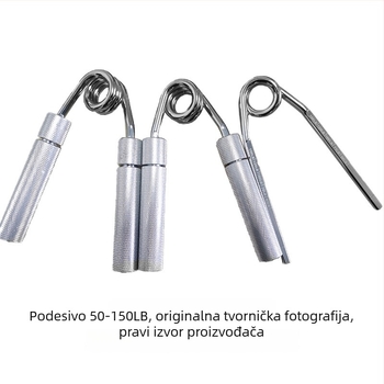 Prilagodljiv uređaj za jačanje hvata od aluminijske legure s aluminijskim držačima – treniranje snage ruke i rehabilitacija