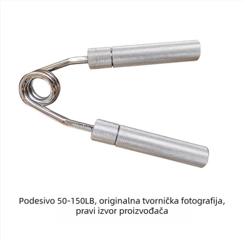Prilagodljiv uređaj za jačanje hvata od aluminijske legure s aluminijskim držačima – treniranje snage ruke i rehabilitacija