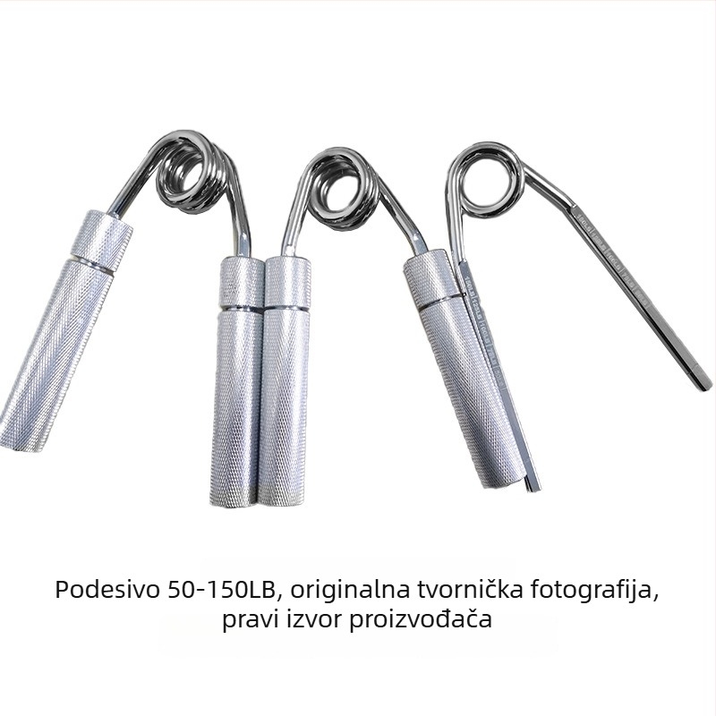 Prilagodljiv uređaj za jačanje hvata od aluminijske legure s aluminijskim držačima – treniranje snage ruke i rehabilitacija