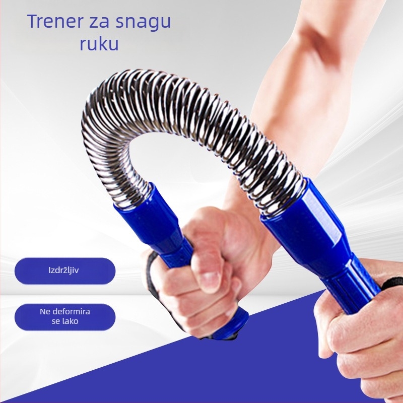 Muški sprava s oprugom za jačanje mišića prsa i ruku, kućni fitness uređaj, šipka za hvatanje, čelična konstrukcija