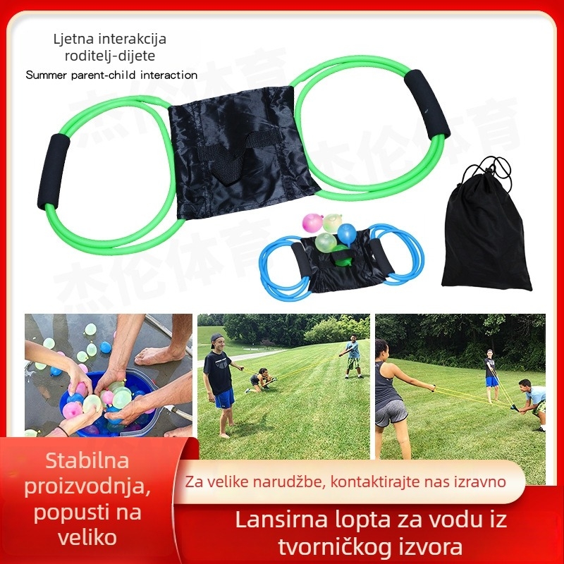 Jay bacač vodnih balončića, za 3 osobe, elastične lopte, materijal TPE