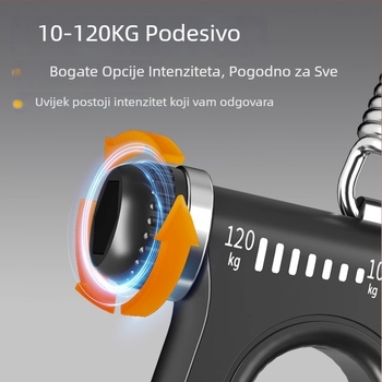 Podesivi trening hvata 10–120 kg za treniranje ruke i podlaktice, uređaj za zglob