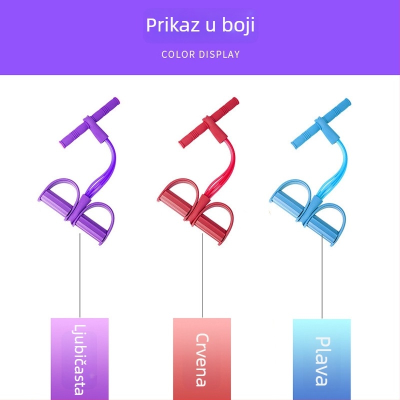 Pedalni alat za vježbe trbuha – kućni Pilates konopac za jogu