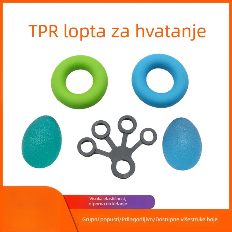 TPR grip lopta - uređaj za jačanje snage hvata, rehabilitacija i vježbanje prstiju