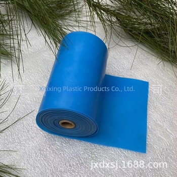 Prozirna plava plosnata latex gumena traka s teksturom zmajevih ljuskica, 0,55/0,6/0,65 mm, otporna na smrzavanje, izdržljiva napinjajuća traka, 10,1 m rol, širina 15 cm
