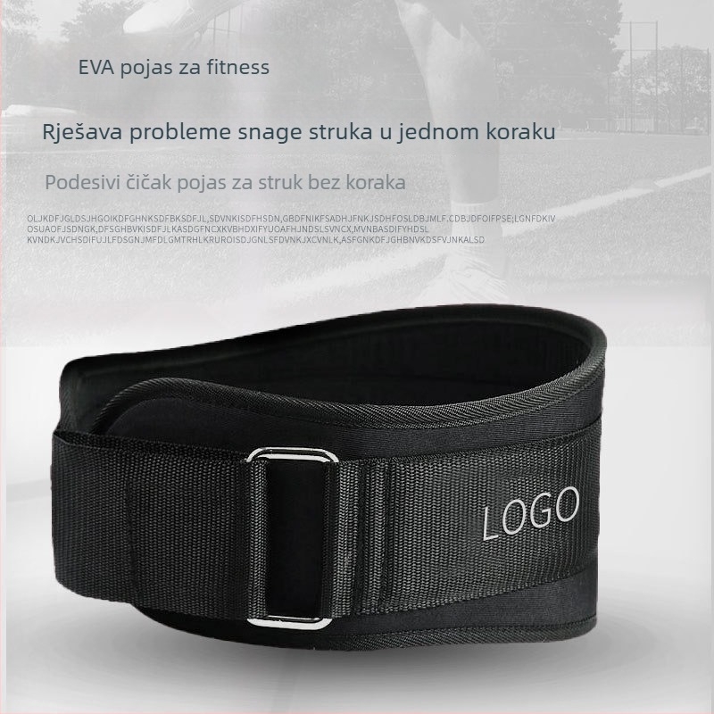 Pojas za dizanje utega s poticanjem znojenja, fitness pojas za trening odraslih, zaštita struka i trbuha