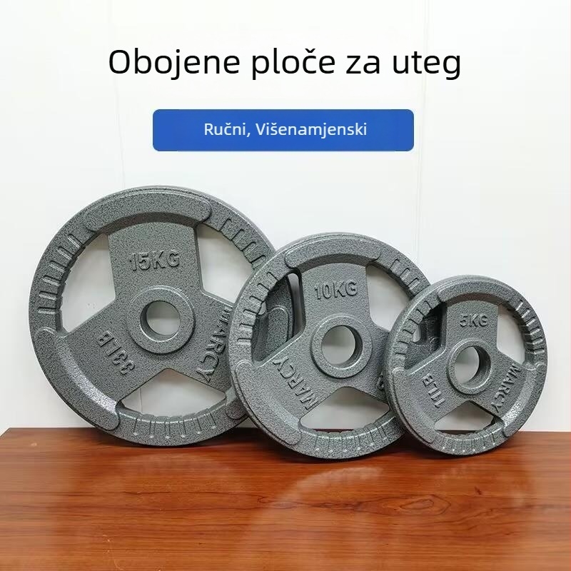 Ploča za šipku, 1,25–20 kg, obojena, jedna ploča