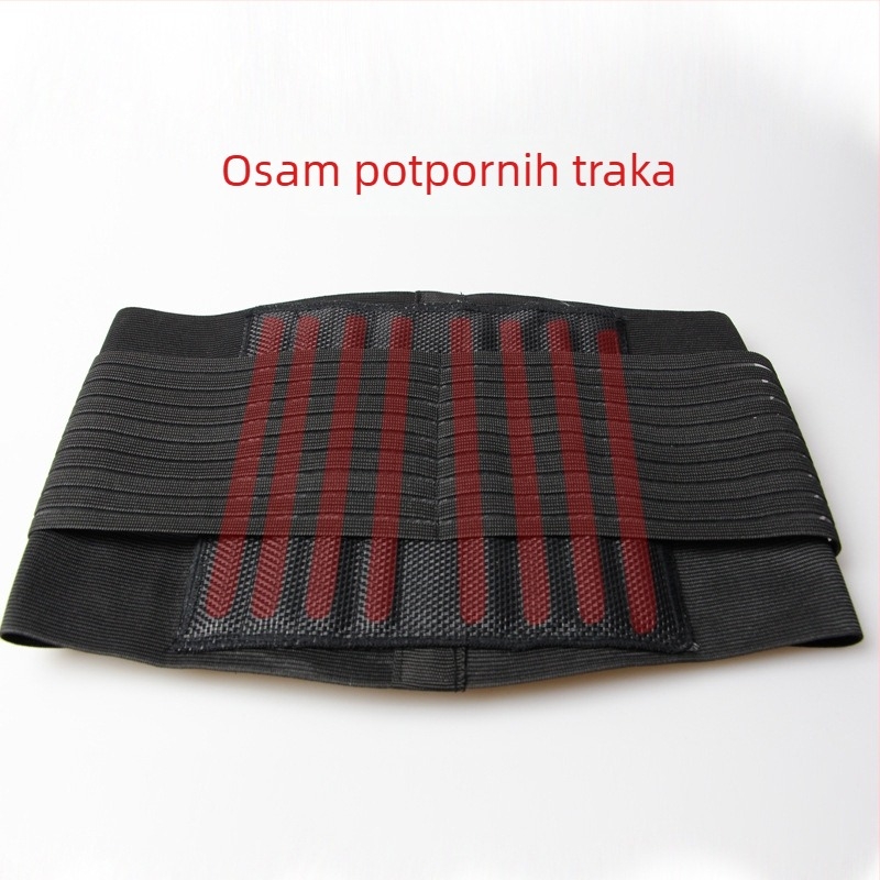Prozračan pojas za donji dio leđa s čeličnom pločom za potporu kod dizanja i čučnjeva