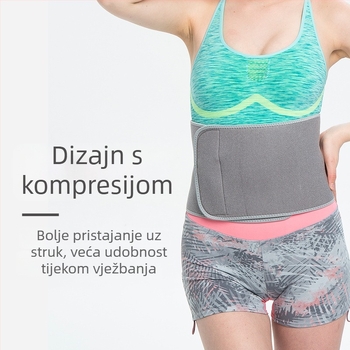 Prozračna pojasnica za fitness – podrška i oblikovanje struka, zaštita struka pri dizanju i čučnjevima