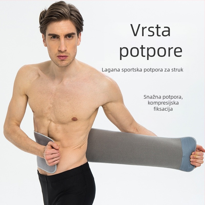 Prozračna pojasnica za fitness – podrška i oblikovanje struka, zaštita struka pri dizanju i čučnjevima