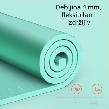 Silikonska podloga za tijesto, debela površina za izradu dumplinga, plastična daska za razvaljivanje tijesta