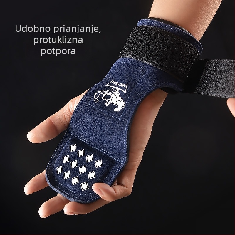 Kožni štitnik dlanova za zgibove, mrtvo dizanje i dizanje utega – zaštita zapešća, Unisex