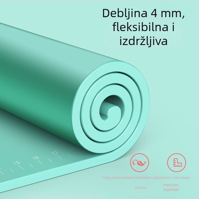 Podloga za mijesanje tijesta, debela podloga za tijesto, plastična daska za razvlacenje tijesta