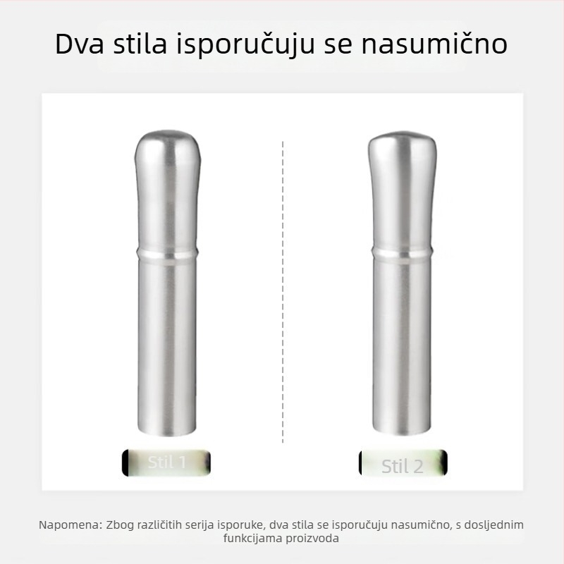 Mlin za češnjak od nehrđajućeg čelika 304, ručni kućni drobilac češnjaka