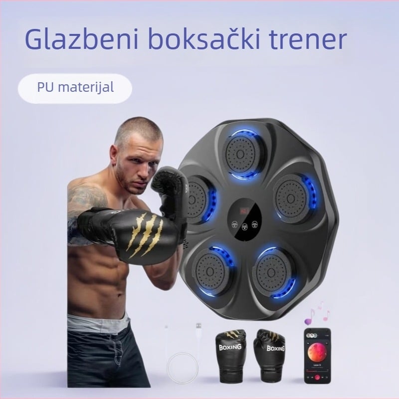 Zidna boksačka meta s Bluetooth glazbom i pametnim treningom