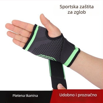 Rukavice za zaštitu dlanova za košarku, biciklizam i badminton – pletene, profesionalna podrška zapešća, tople