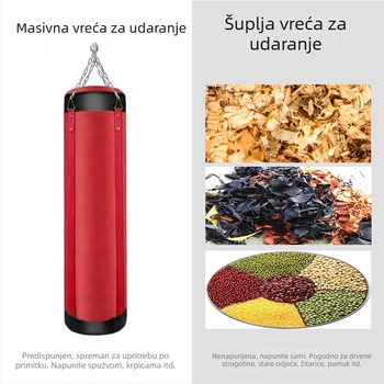 Viseći boksački vreć za kućnu upotrebu – trening sanda i taekwondo za odrasle i djecu