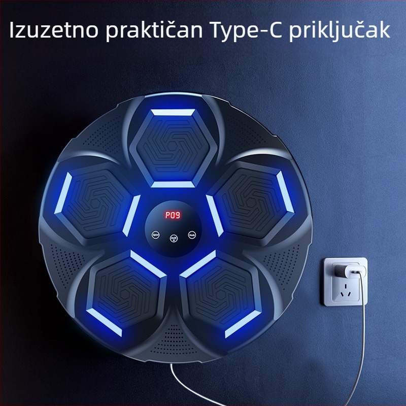 QJ-02 PU viseći boksački cilj s glazbom za trening
