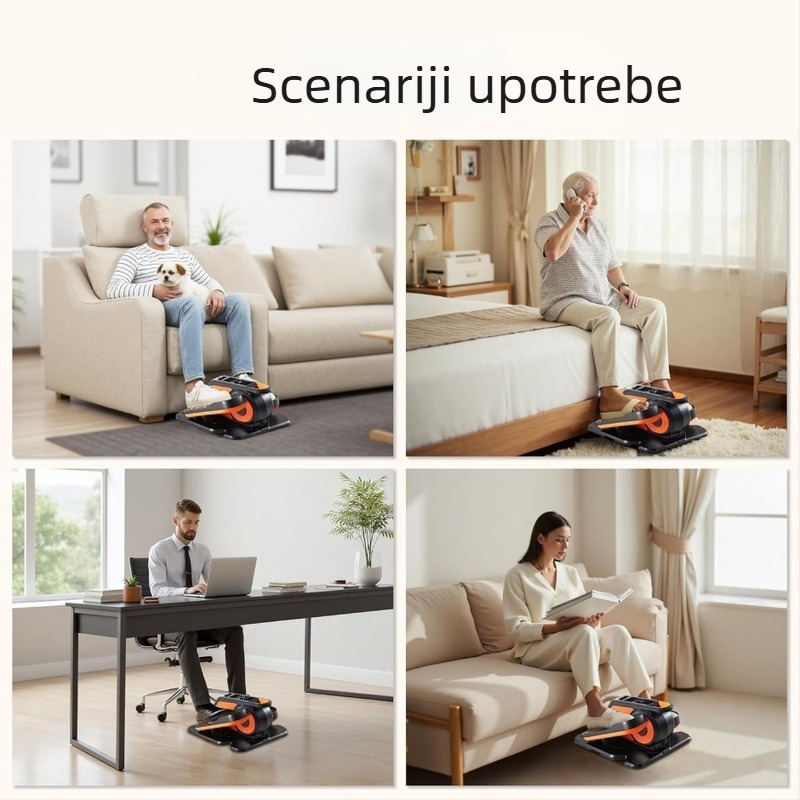 Kućni električni eliptični trenažer za rehabilitaciju, hodanje na pedalama, tiho fitness uređaj, model 506