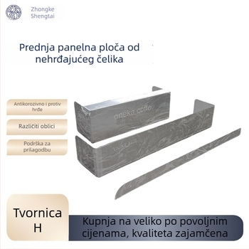 Prilagođeni panel od nehrđajućeg čelika za prednji pult – za mliječni čaj, kafiće i brzu hranu – višefunkcionalni visokokvalitetni bar-pult panel