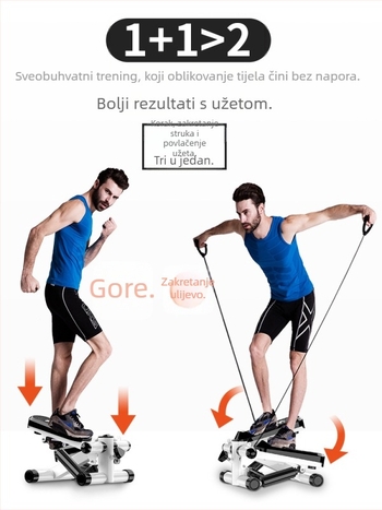 Kućni mini stepper, oprema za fitness za penjanje po stepenicama, eliptični stroj, trčanje, višenamjenski pedalni trenažer