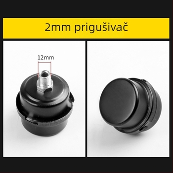 Otus tiši bez ulja kompresor zraka: tlmič zvuka i element filtra zraka za klipni kompresor (model 0.17/8)