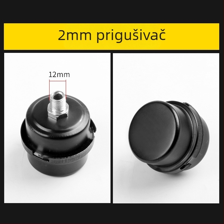 Otus tiši bez ulja kompresor zraka: tlmič zvuka i element filtra zraka za klipni kompresor (model 0.17/8)