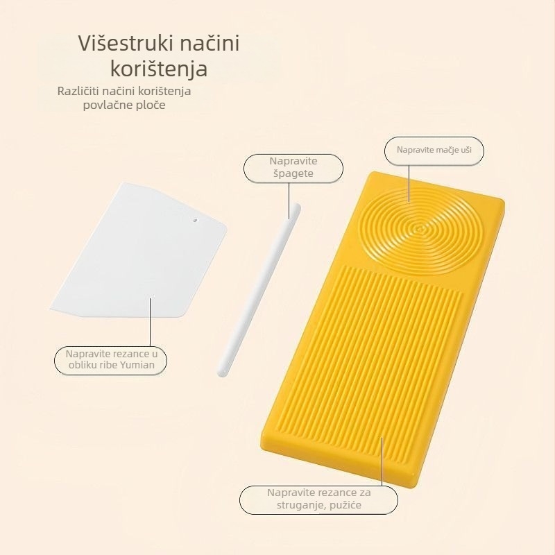 Ručna višenamjenska ploča za tjesteninu — set kuhinjskih pomagala za pripremu tjestenine i tjestenine u obliku ribe