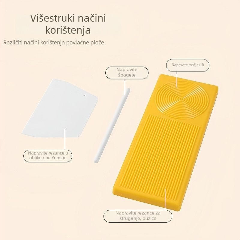 Ručna višenamjenska ploča za tjesteninu — set kuhinjskih pomagala za pripremu tjestenine i tjestenine u obliku ribe