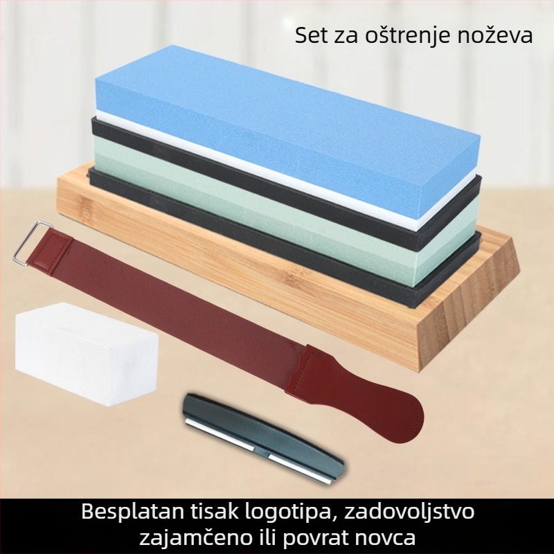 Set kamenja za oštrenje noževa od bijelog korunda