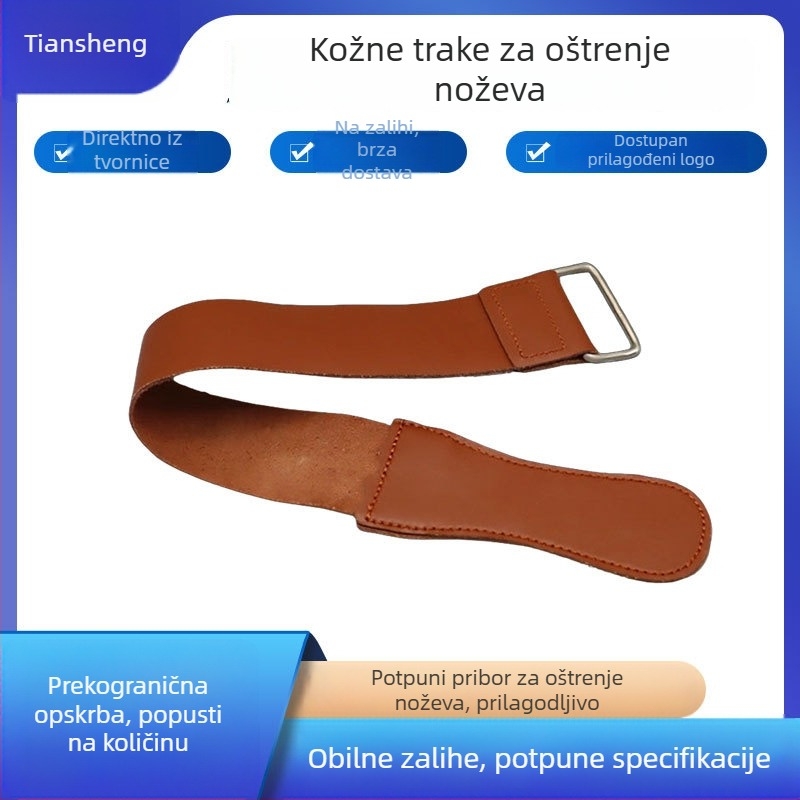 Dvostrano kožna krpa za oštrenje britve i poliranje