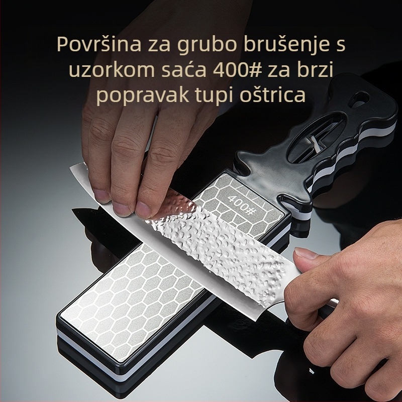 Dijamantni dvostrani oštrač noževa, kućna višenamjenska brusna kamena za oštrenje