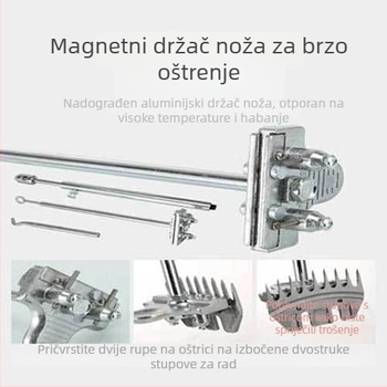 Stroj za oštrenje električnih klipera za vunene dlake i škare za vunu – brzo naoštrivanje