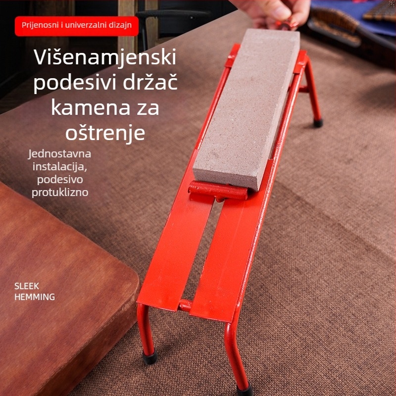 Prilagođeni držač kamenog oštrenja s prilagodljivom veličinom i duljinom, nosač za oštrenje noževa s bazom