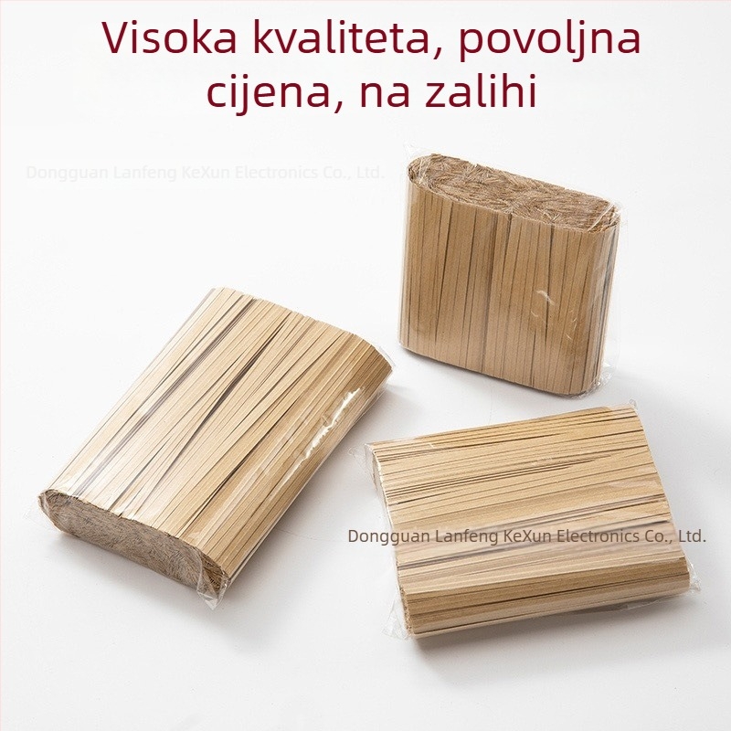 Kraft papir vezica za pakiranje hrane, žičano pričvršćivanje, duljina 30 cm, 1000 kom