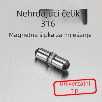 Električni pribor za miješanje u čaši: magnetska štapa za miješanje, 316 nerđavog čelika, tiha magnetska štapa za miješanje mliječnog praha